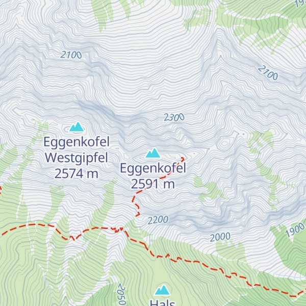 Map of Eggenkofel