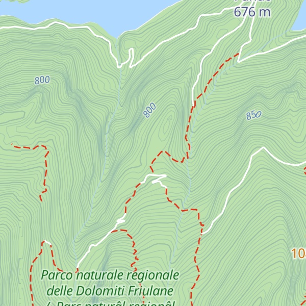 Map of Malga Ciuccui