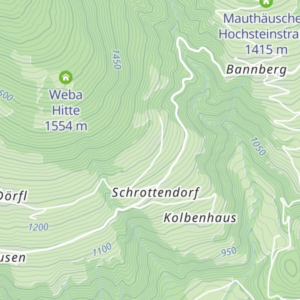 Map of Ferienwohnung Obergollerhof
