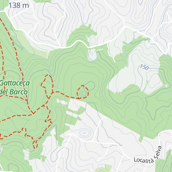 Map of Monte S. Francesco