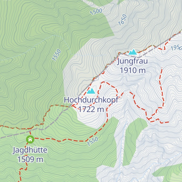 Map of Hochdurchkopf