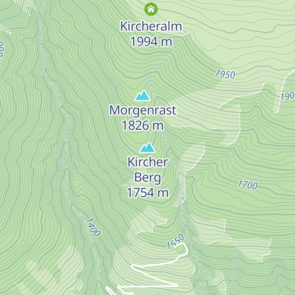 Map of Kircher Berg