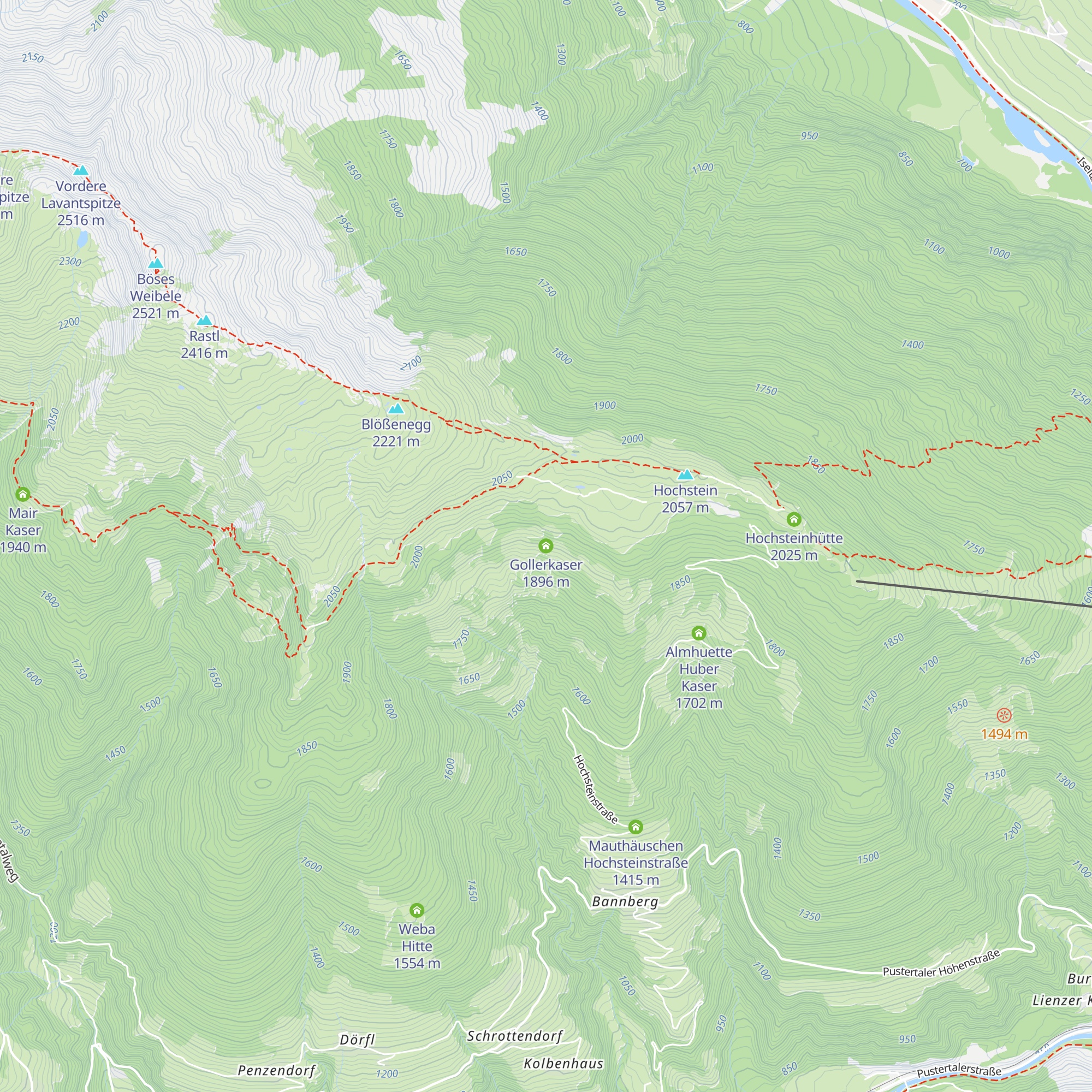 Gollerkaser map