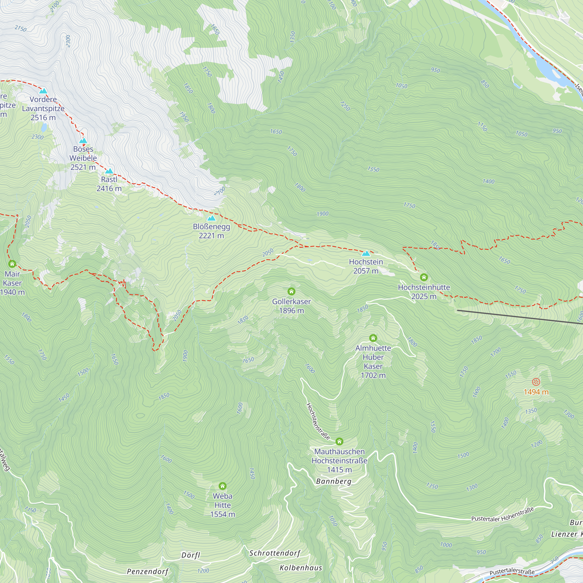 Gollerkaser map