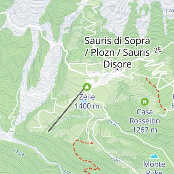 Map of Zeile