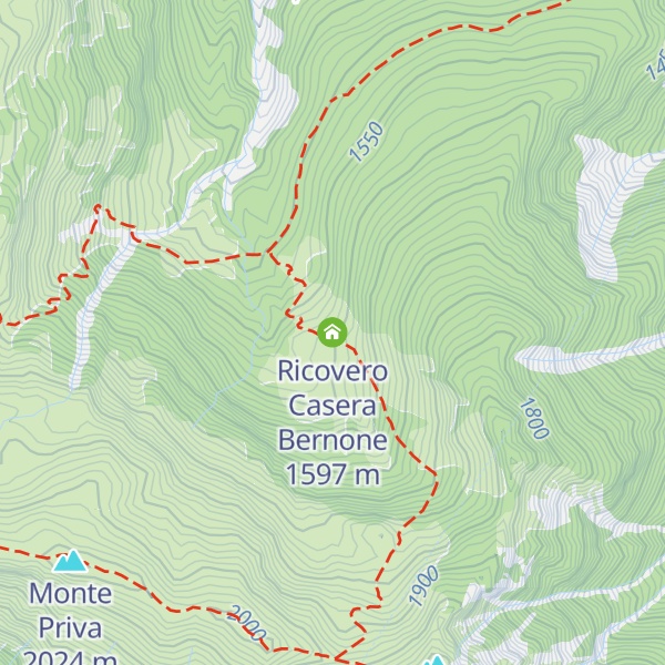 Map of Ricovero Casera Bernone