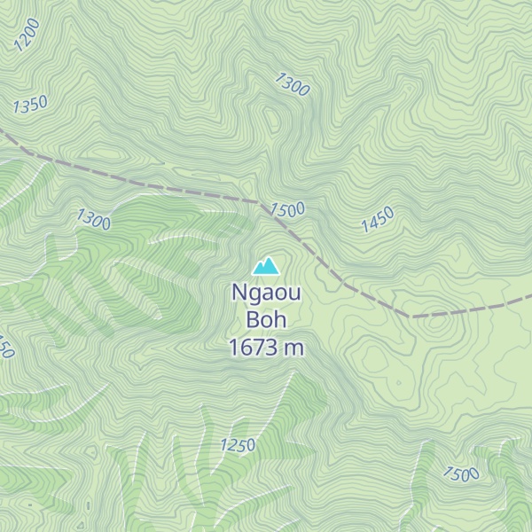 Map of Ngaou Boh
