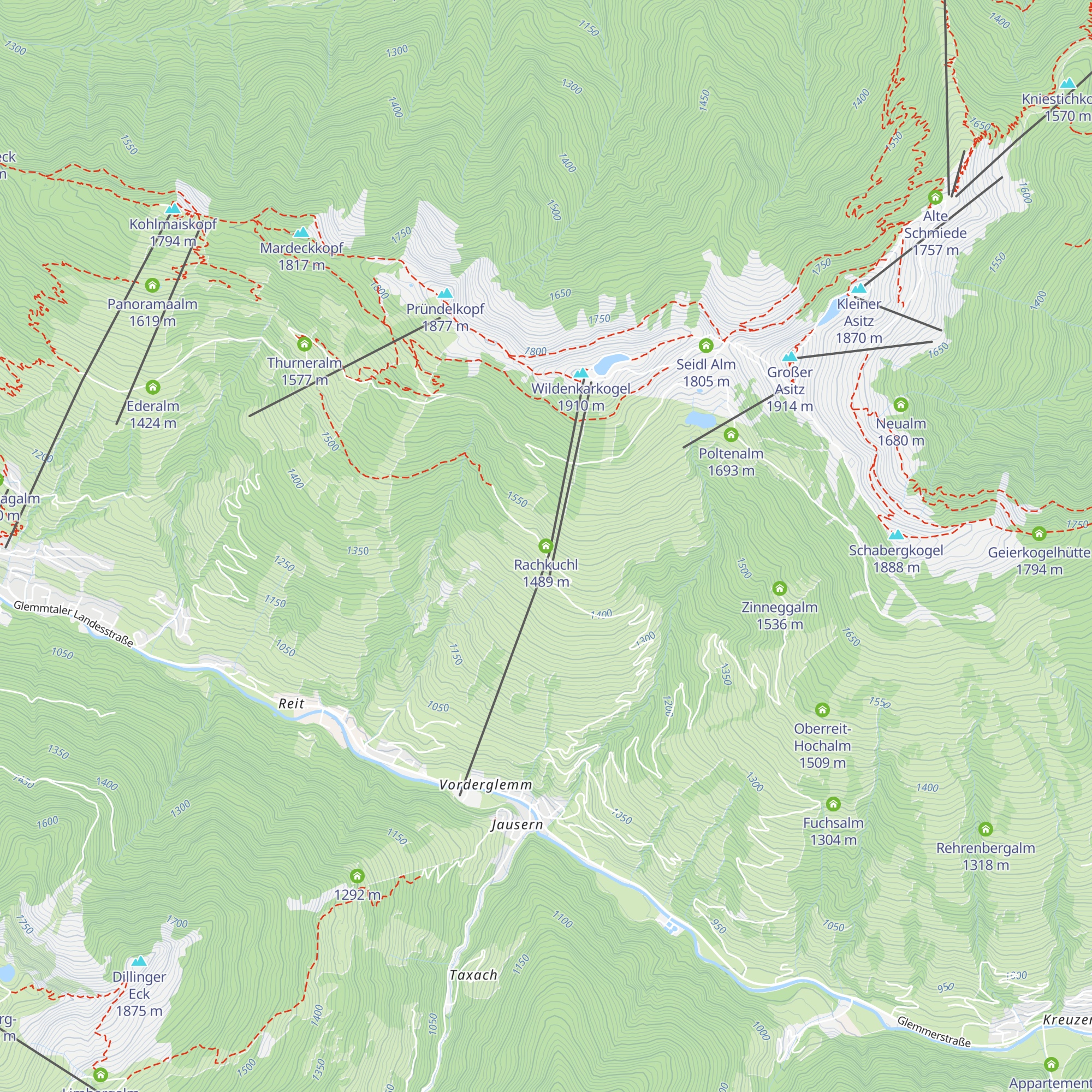 Rachkuchl map