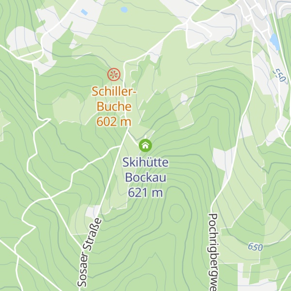 Map of Skihütte Bockau