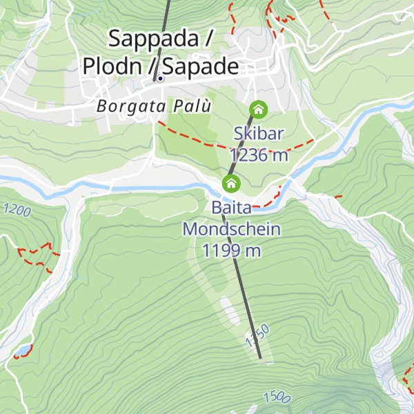 Map of Baita Pista Nera