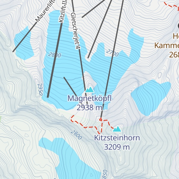 Map of Magnetköpfl
