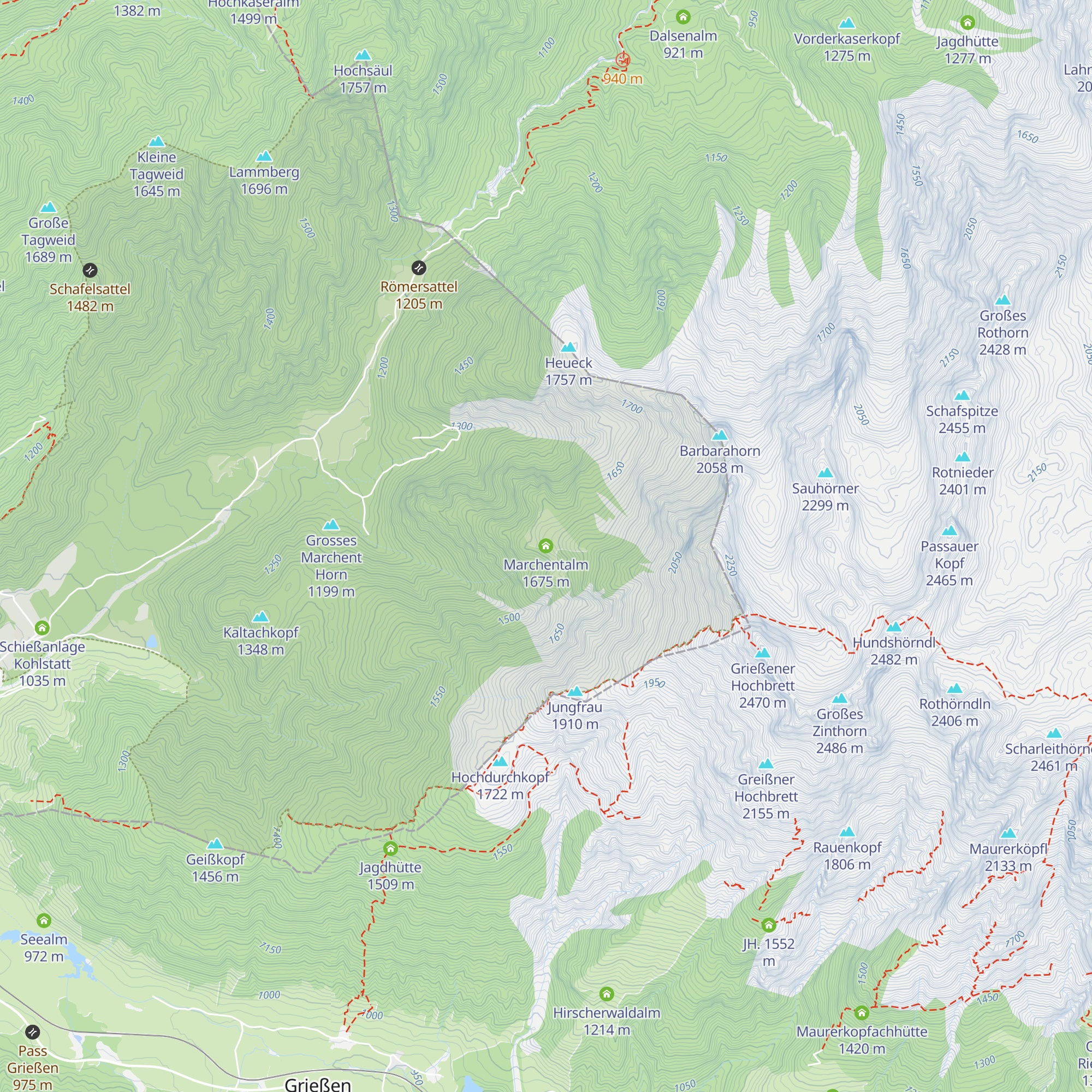 Marchentalm map