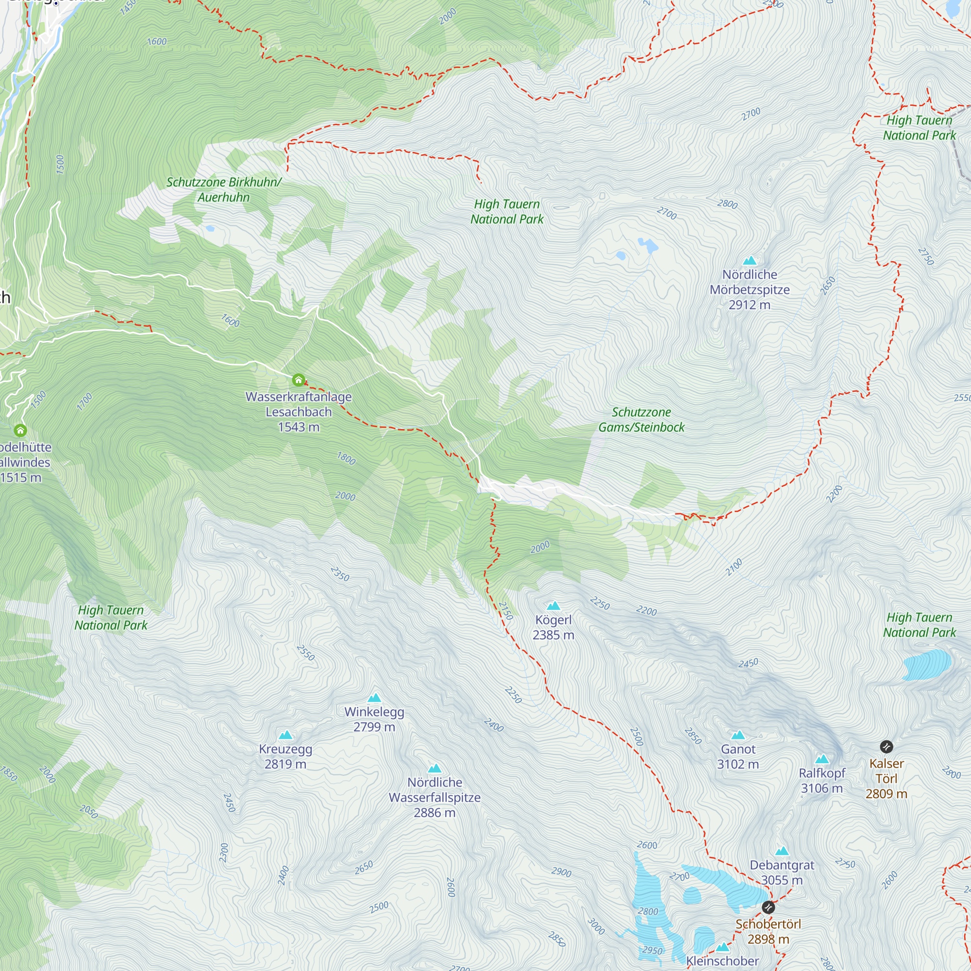 Lesachhütte map