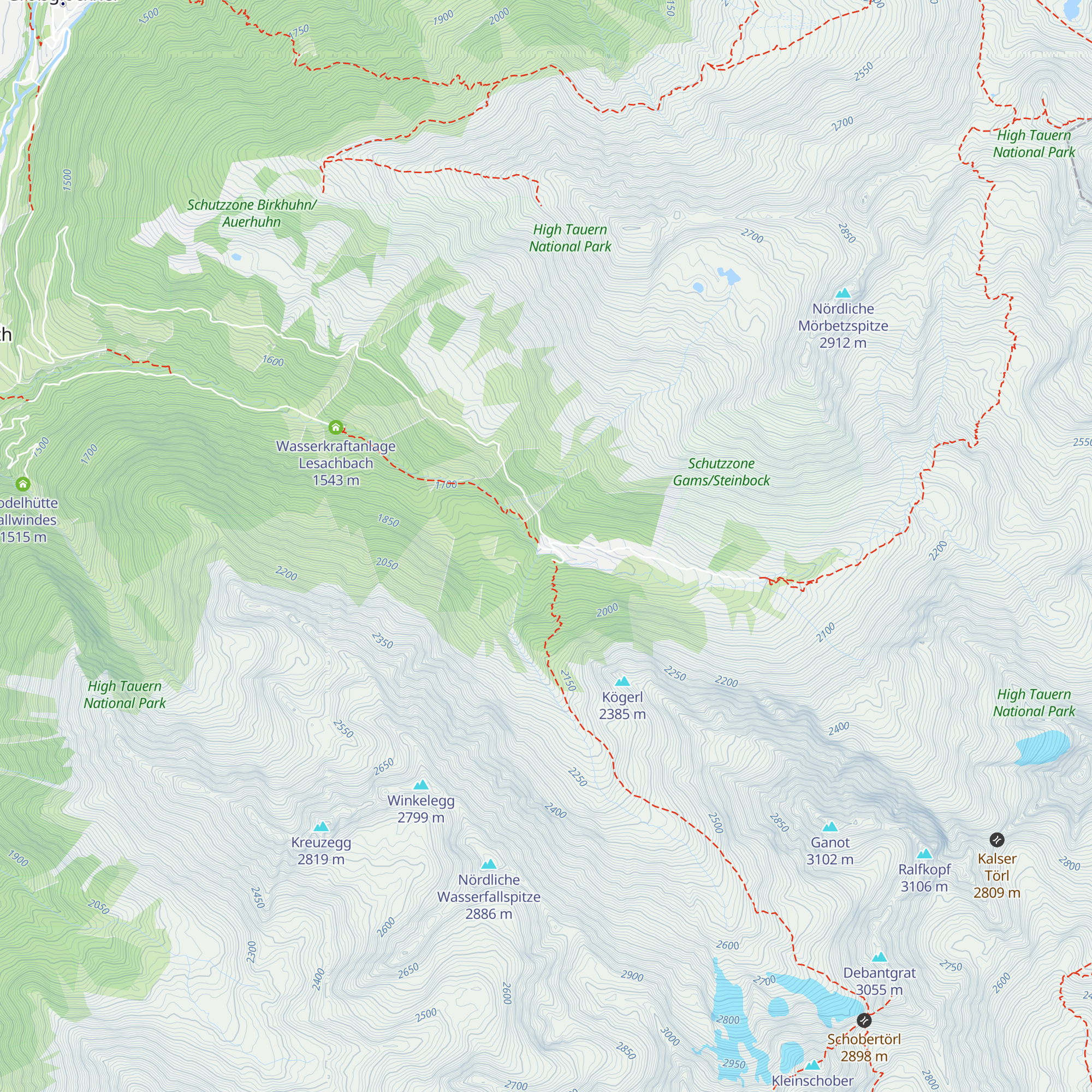 Lesachhütte map