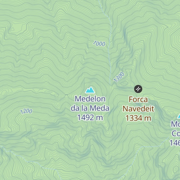 Map of Medelon da la Meda