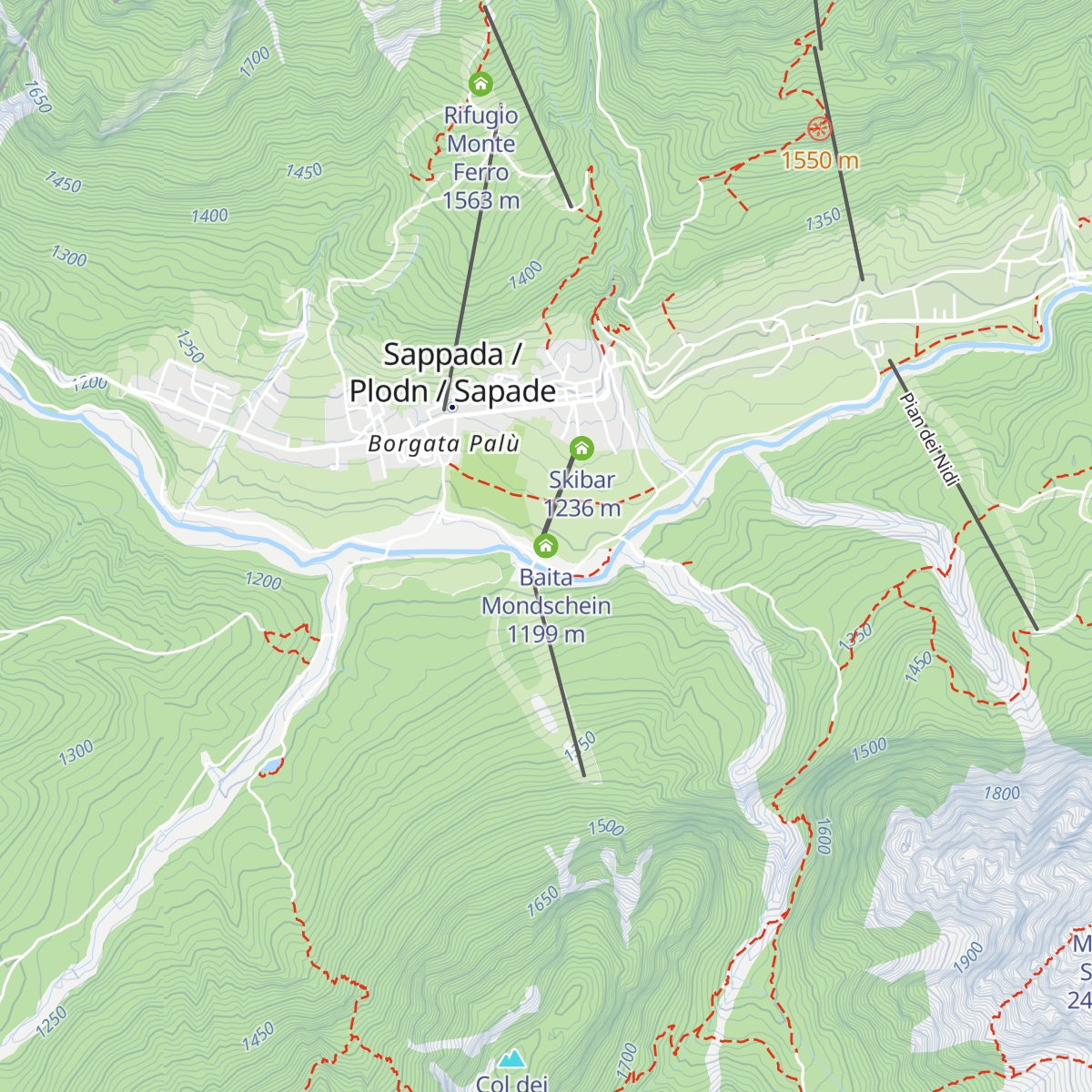 Baita Mondschein map