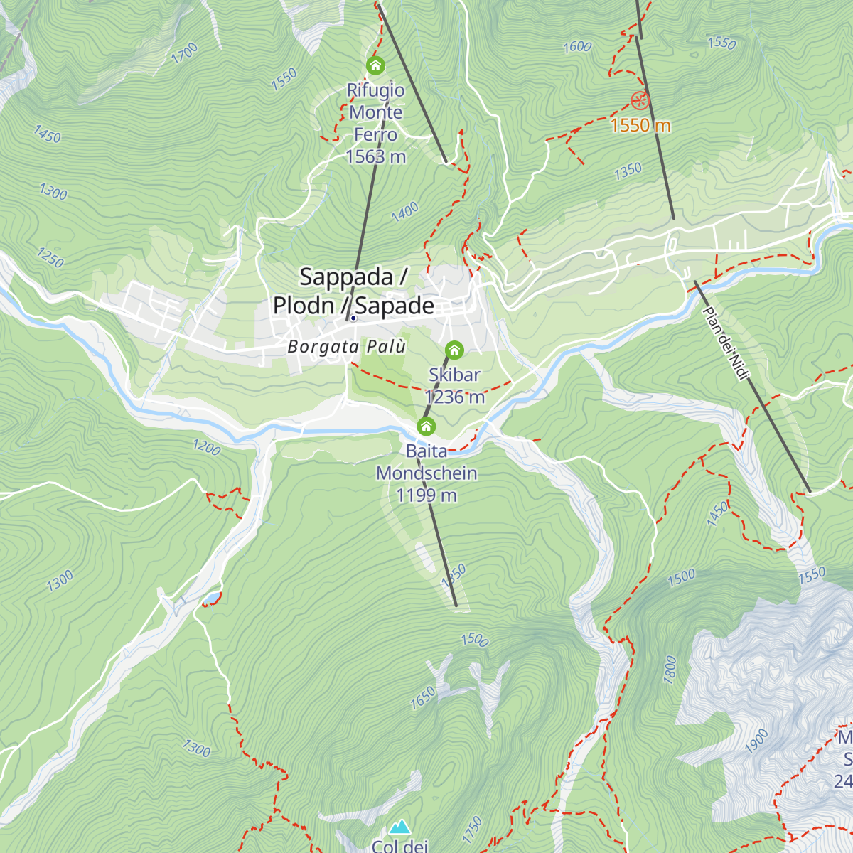 Baita Mondschein map