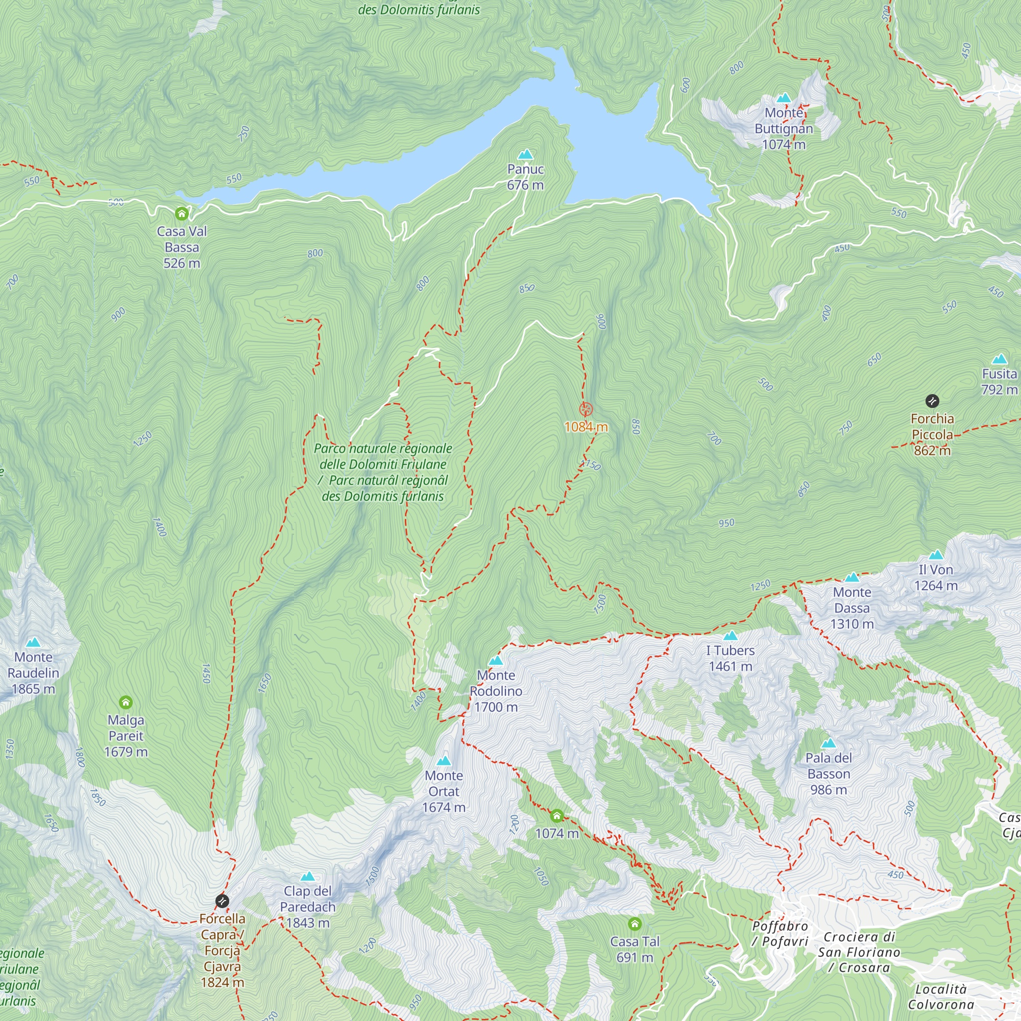 Casera Salincheit map