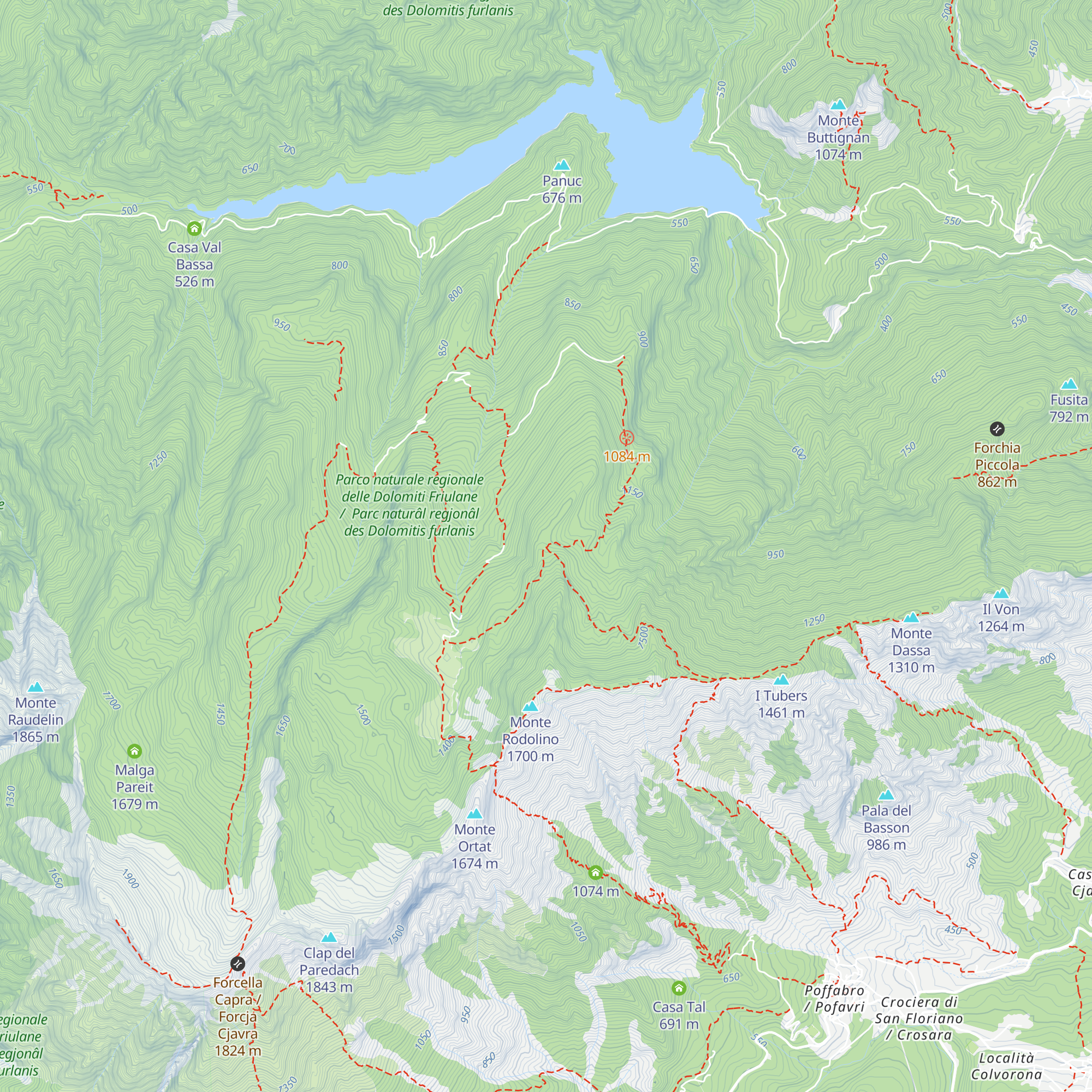 Casera Salincheit map