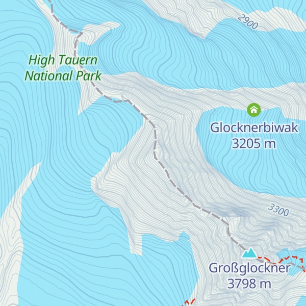 Map of Hofmannspitze