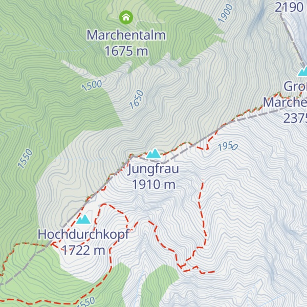 Map of Jungfrau
