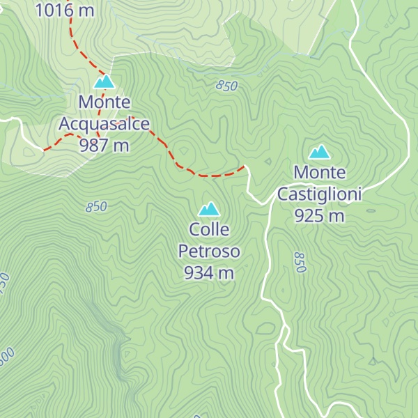 Map of Colle Petroso