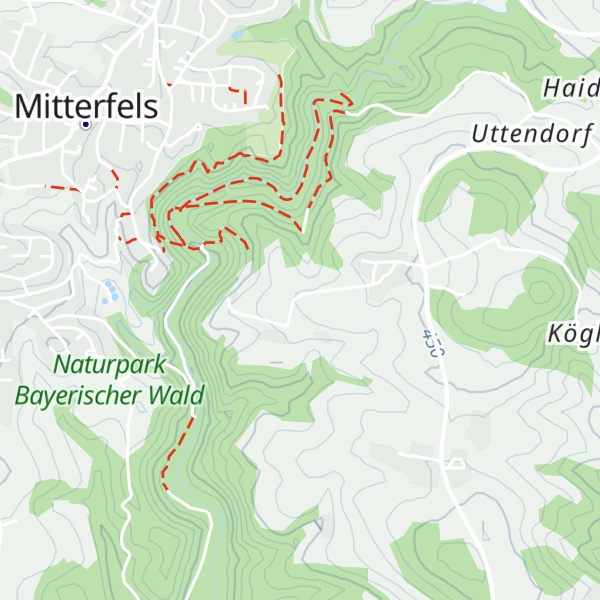 Map of Teufelsfelsen