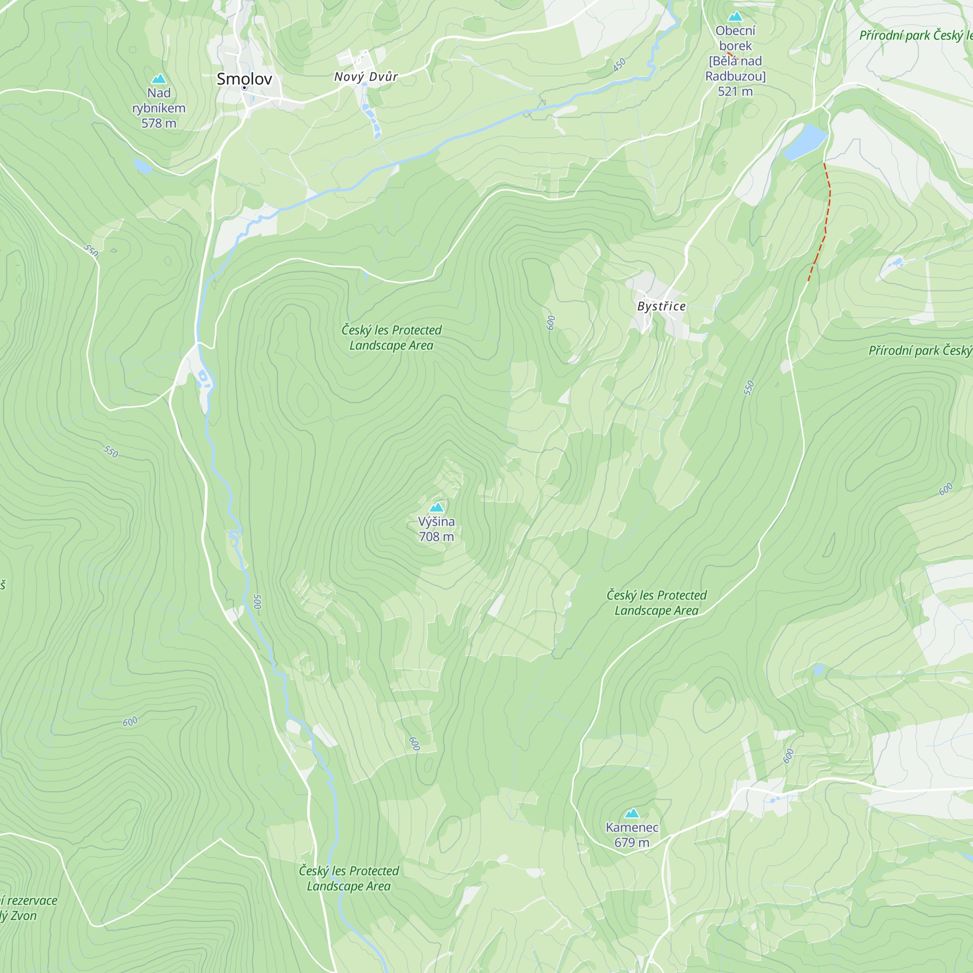 Chata Liščí Hora map
