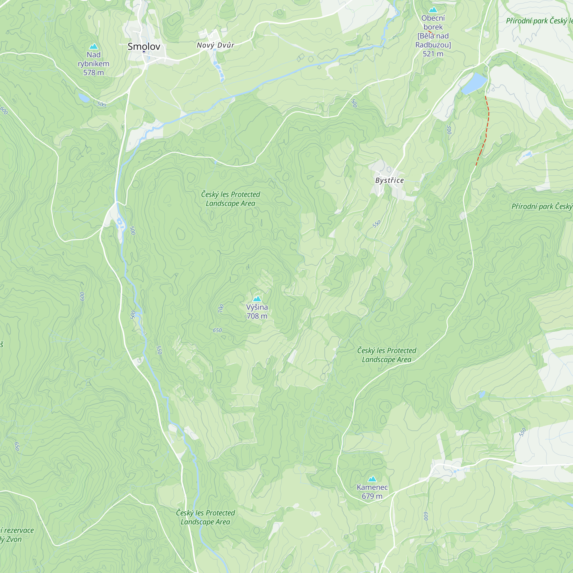 Chata Liščí Hora map