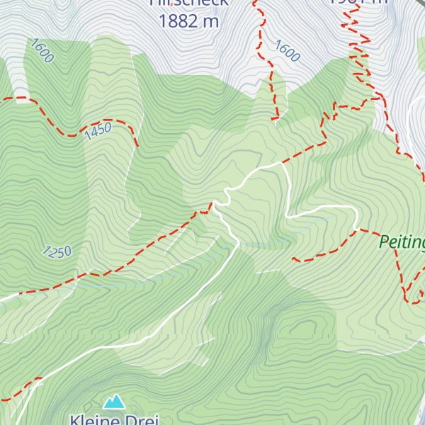 Map of Trostberger Hütte