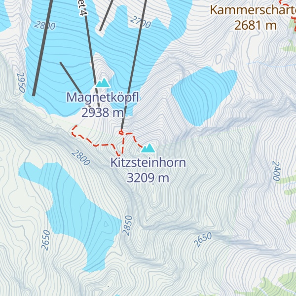 Map of Kitzsteinhorn