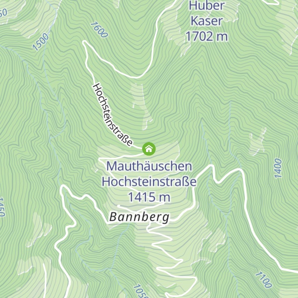 Map of Mauthäuschen Hochsteinstraße