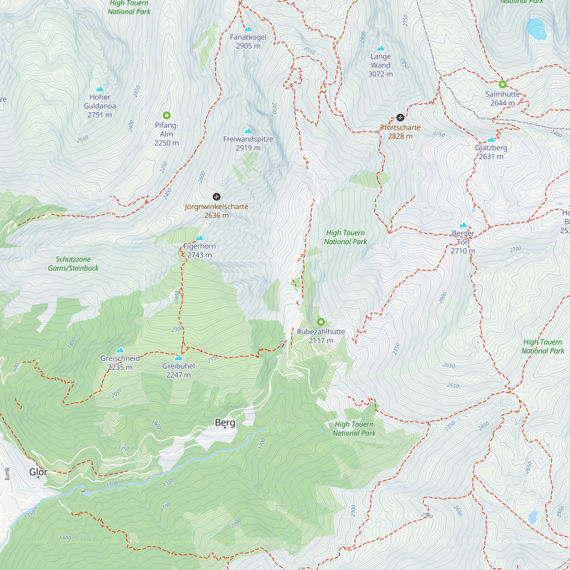 Feldstadel Jörgenalm map