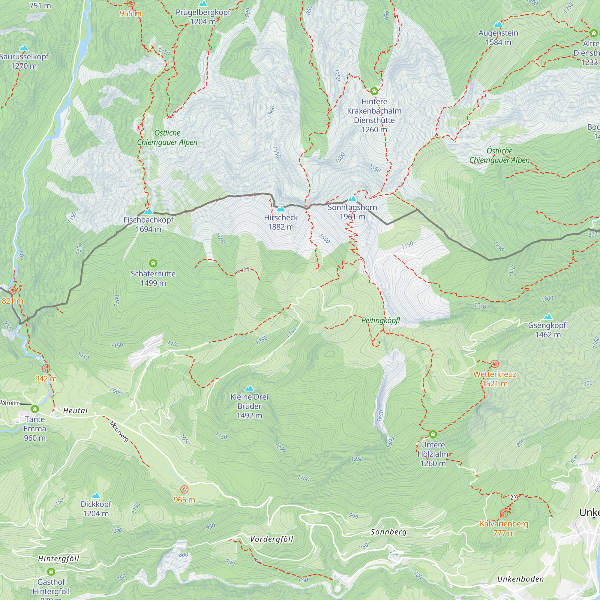 Hochalm map