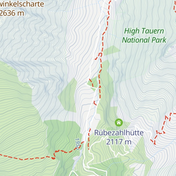 Map of Ferienhütte Hoaz Alm
