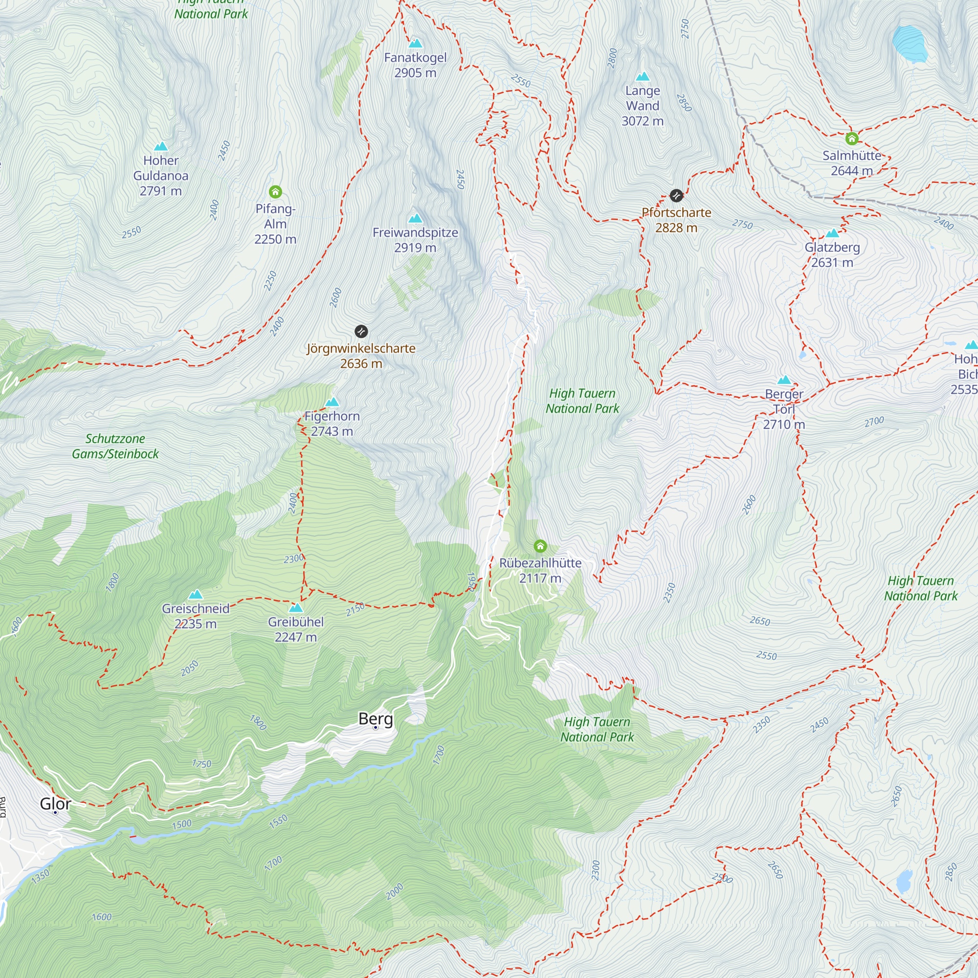 Wohnstallhaus Jörgenalm map