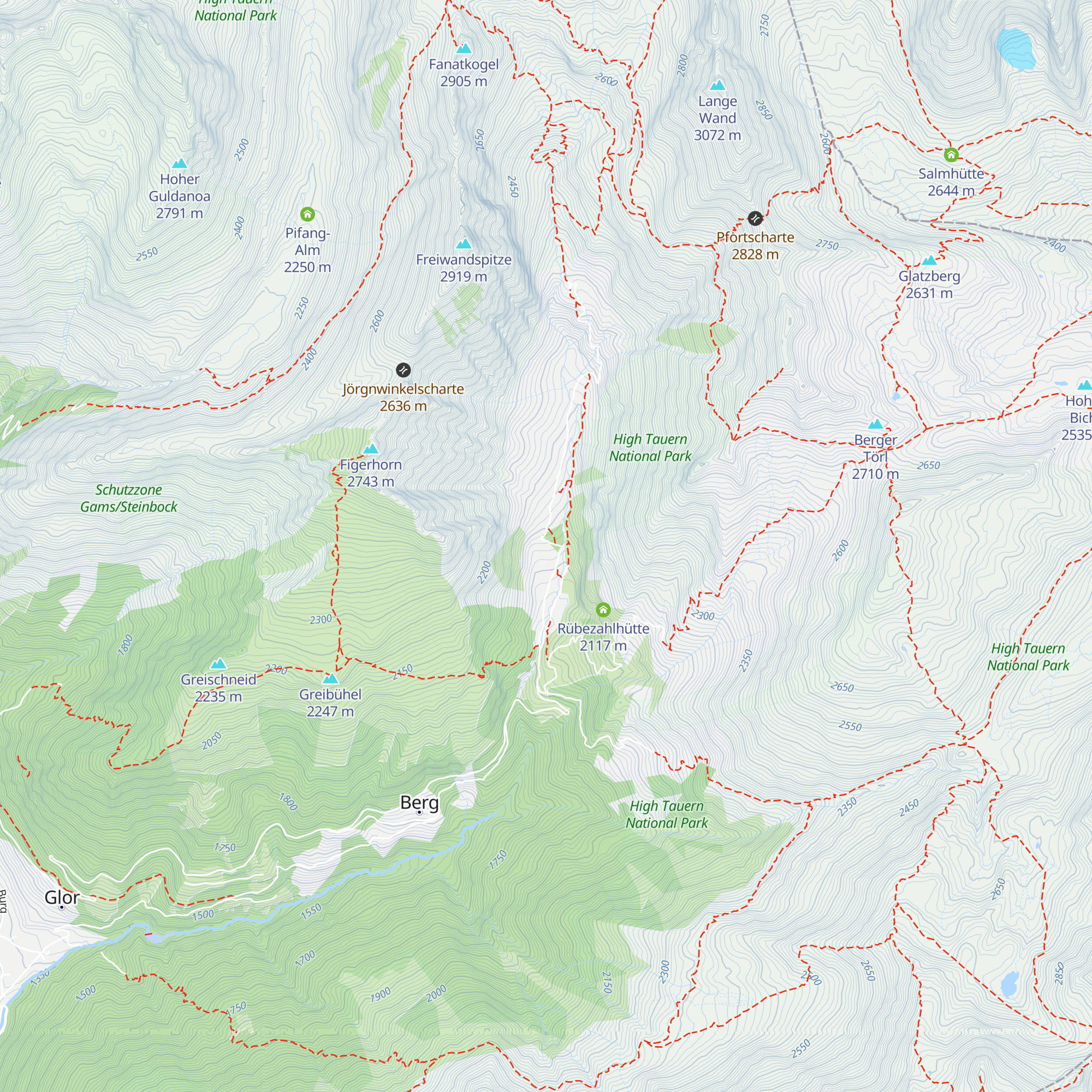 Wohnstallhaus Jörgenalm map