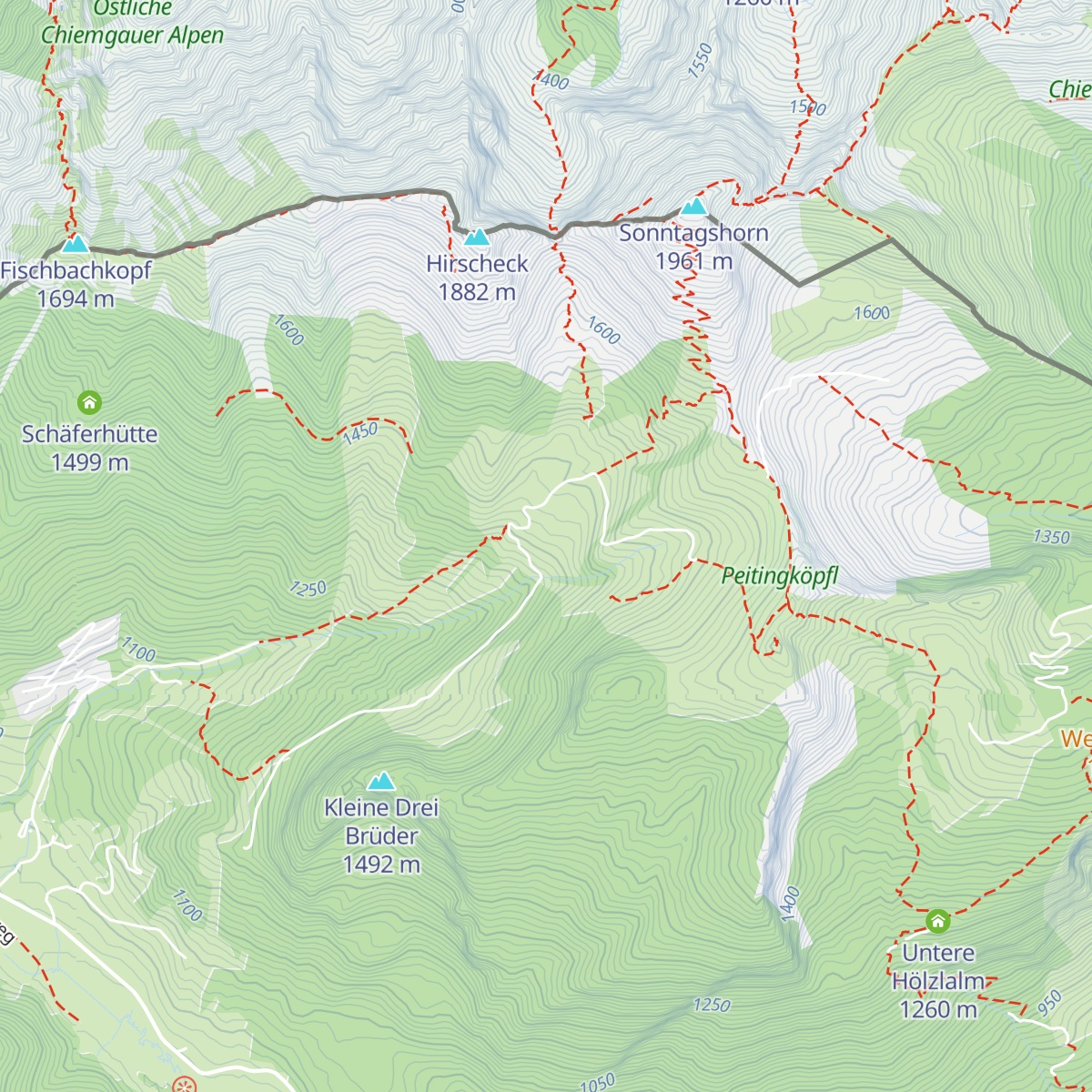Hochalm map