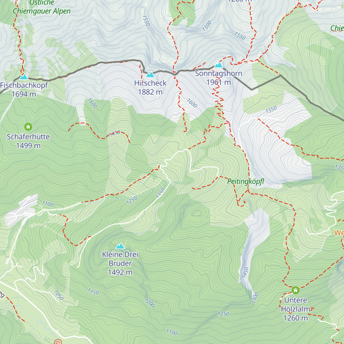 Hochalm map