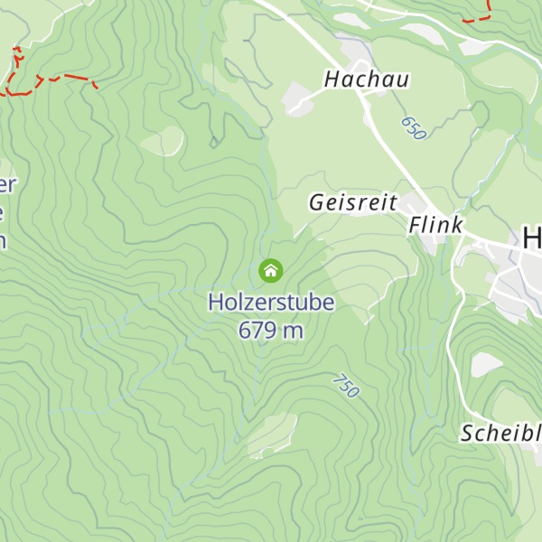 Map of Holzerstube