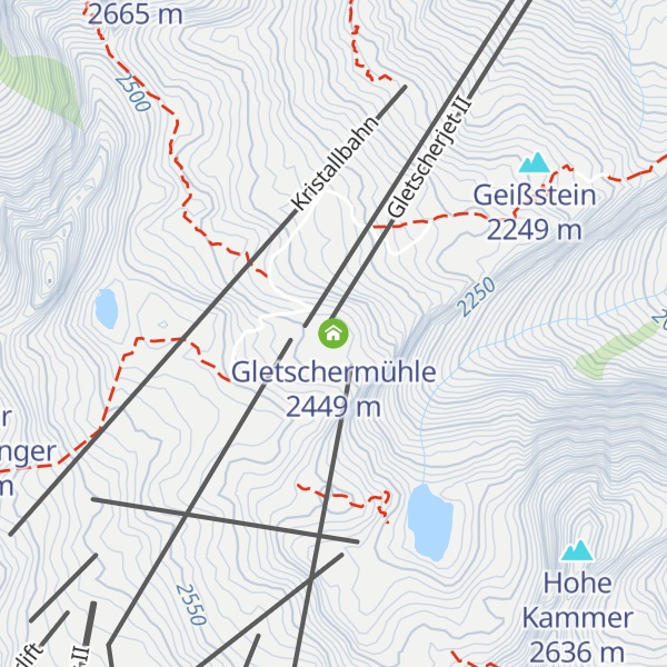 Map of Gletschermühle