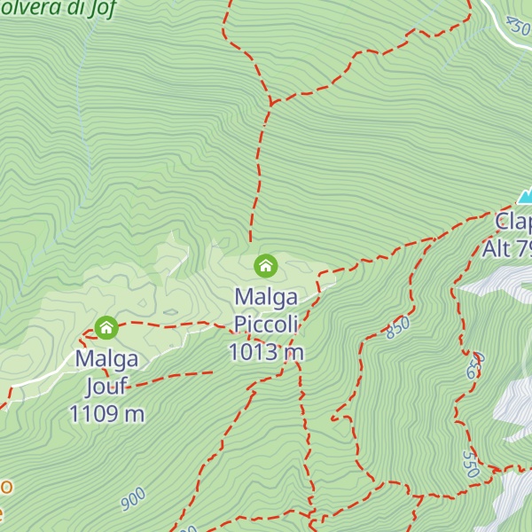 Map of Malga Piccoli