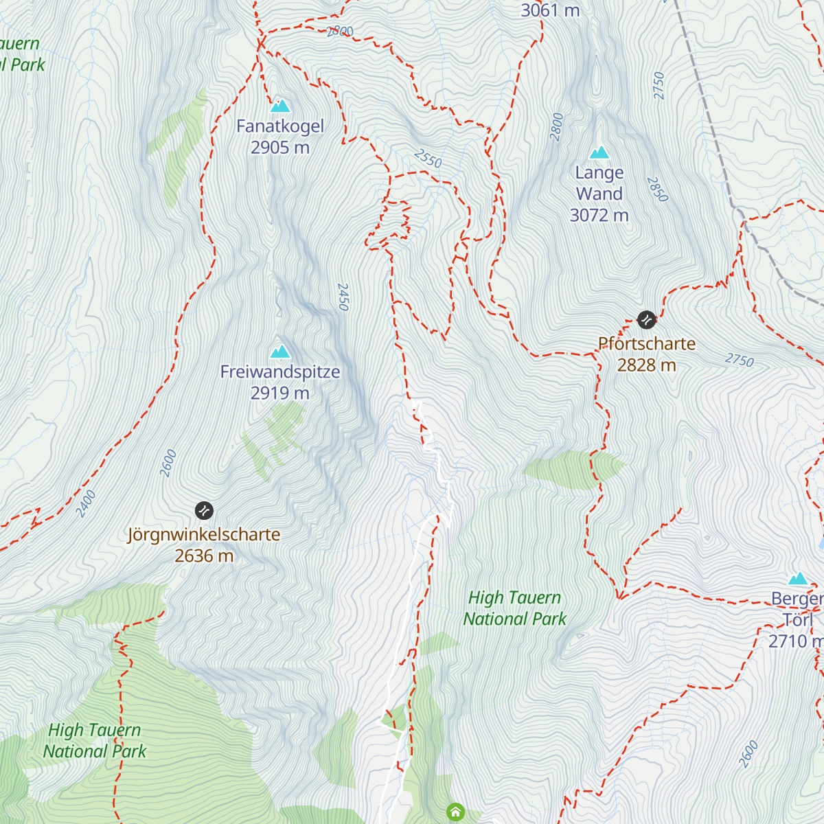 Lucknerhütte map