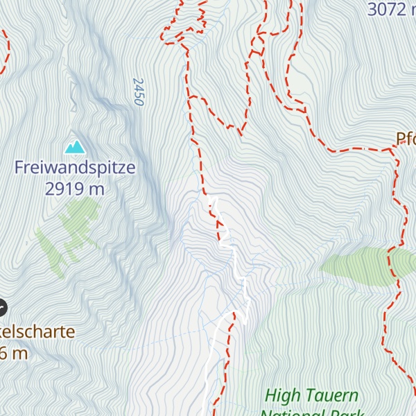 Map of Lucknerhütte