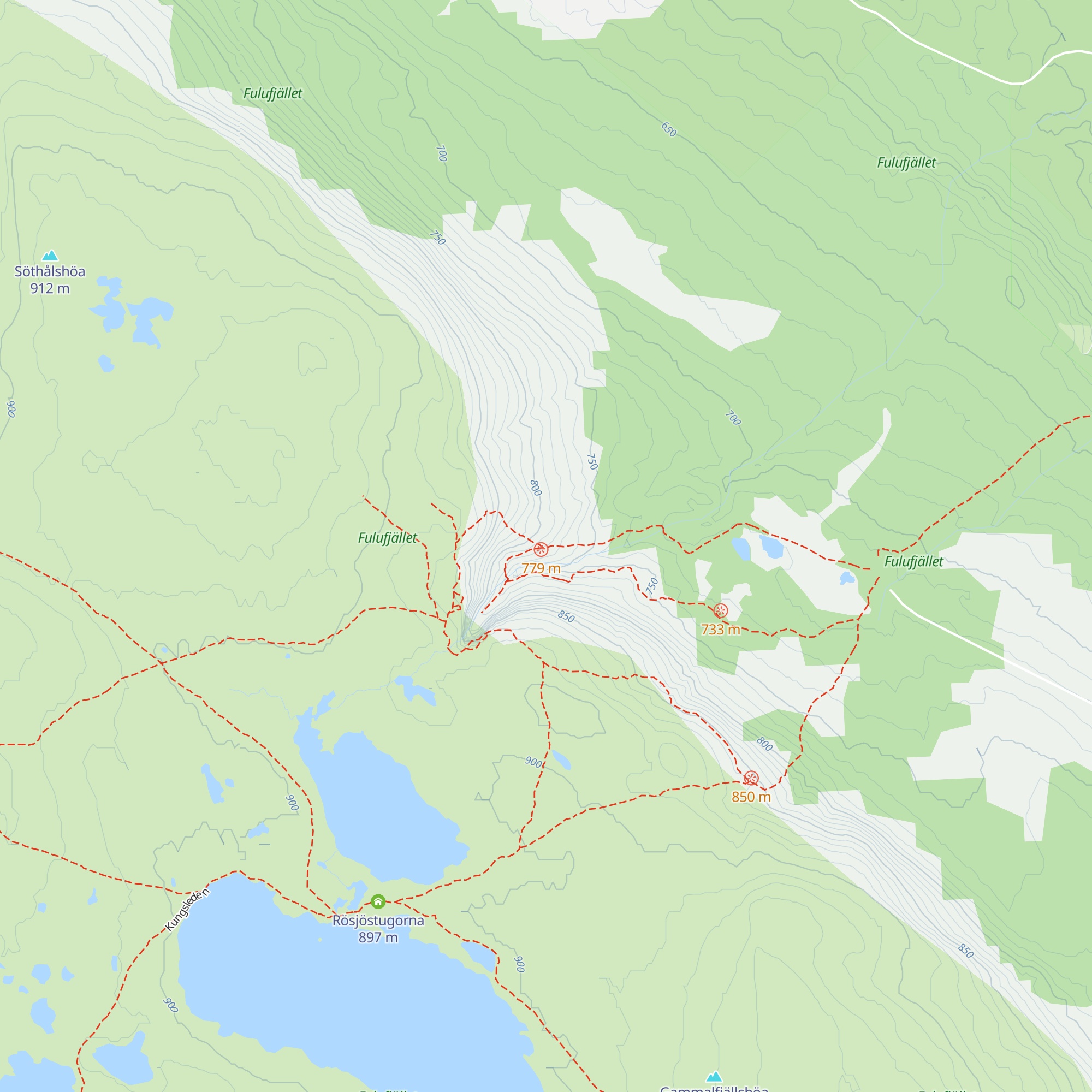 Njupeskärstuga map