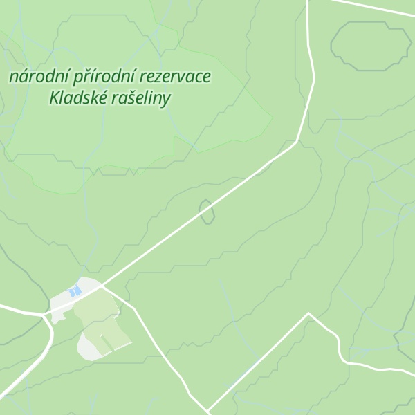 Map of Modrý kámen