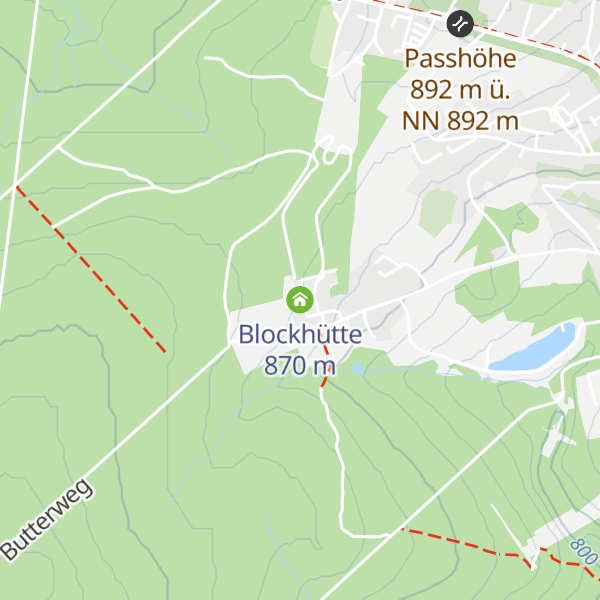 Map of Blockhütte