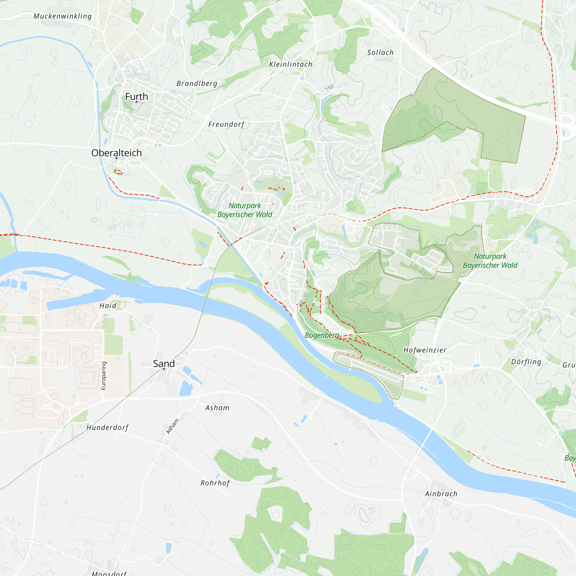 Tourist-Information Stadt Bogen im Rathaus map