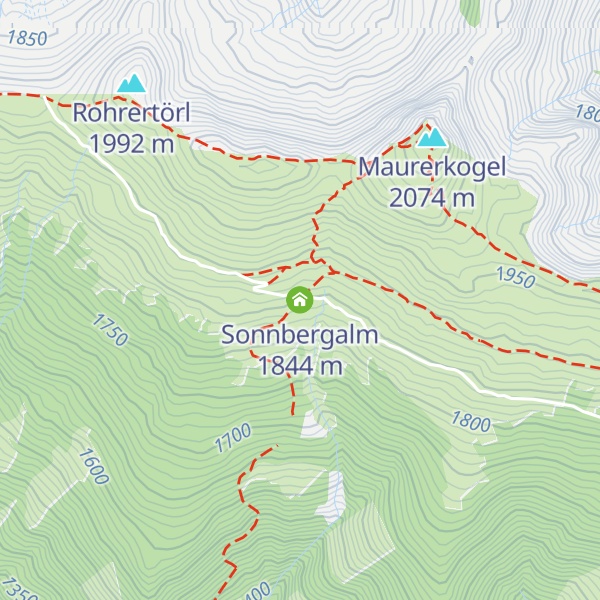 Map of Sonnbergalm