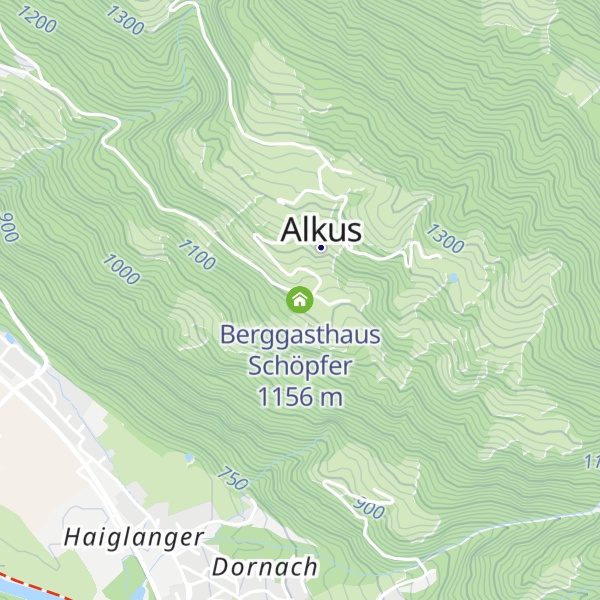 Map of Berggasthaus Schöpfer